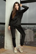 Velur hood suit