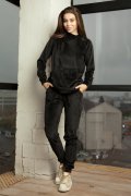 Velur hood suit